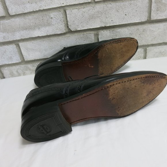 Florsheim Brogue Leather Wingtip Dress Formal Oxfords Footwear Shoes Size 11 C - Picture 3 of 7